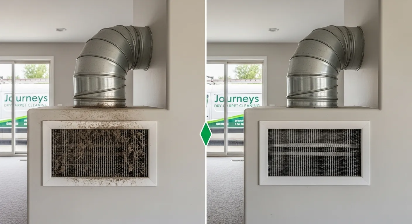 Air Duct Cleaning Air Duct Cleaning Before and After