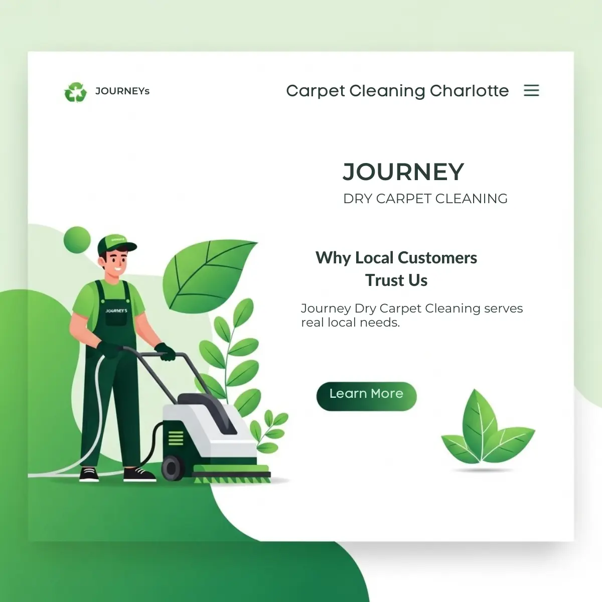 Home Why Local Customers Trust Us Journey Dry Carpet Cleaning