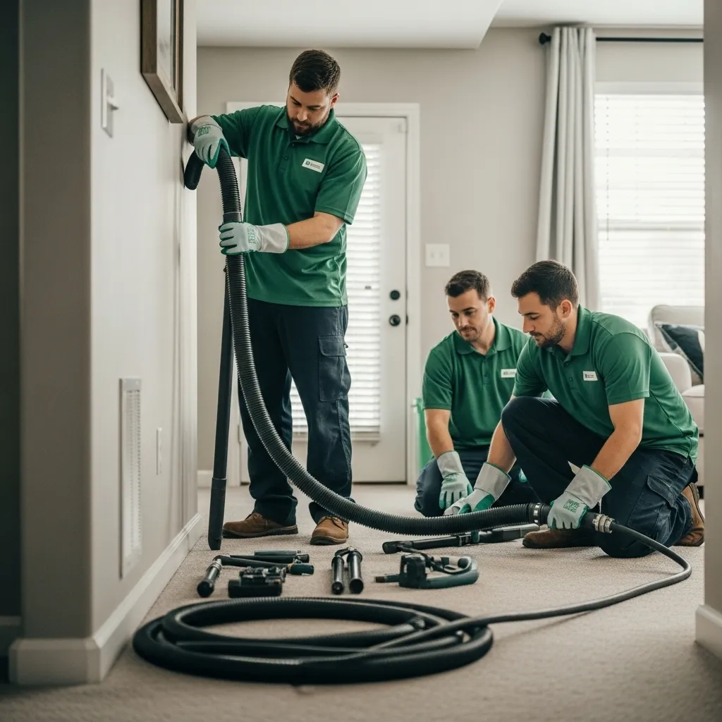 Air Duct Cleaning How We Clean Air Ducts (Step by Step) 1. setup
