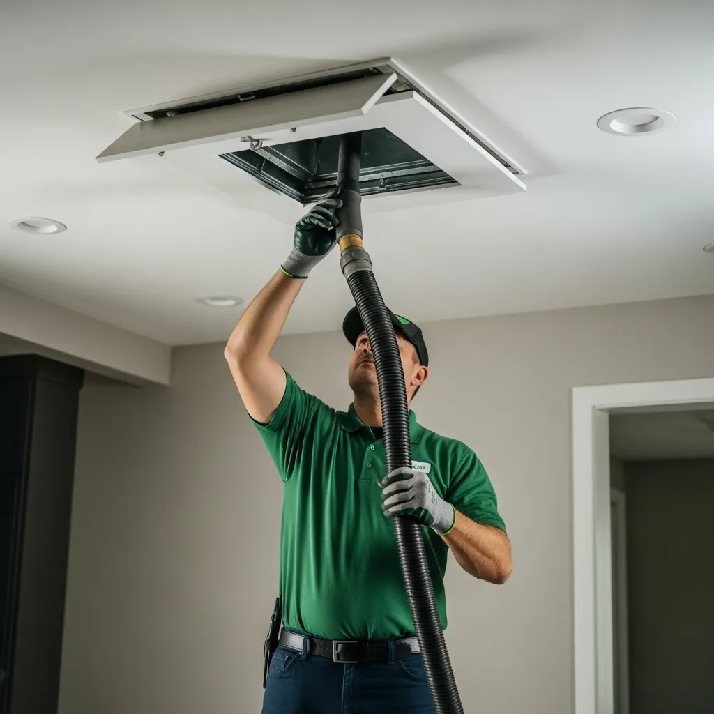 Air Duct Cleaning Vacuuming (Negative Pressure)